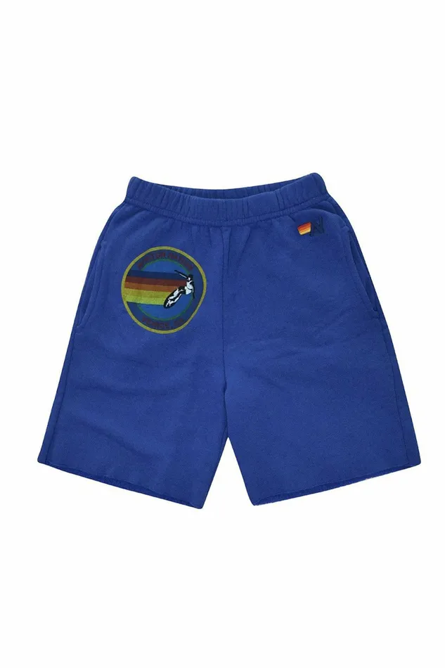 Kids AVIATOR NATION MIAMI KIDS SWEATSHORTS 8211 ROYAL Aviator Nation