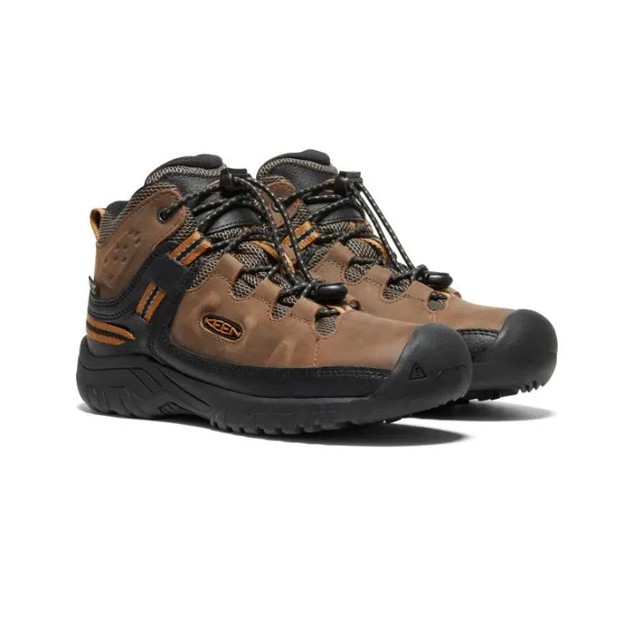 Kids KEEN Boots Big Kids039 Dark Brown Hiking Boots 8211 Targhee Mid WP Kids KEEN Boots Big Kids039 Dark Brown Hiking Boots 8211 Targhee Mid WP