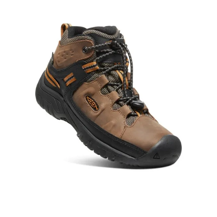 Kids KEEN Boots Big Kids039 Dark Brown Hiking Boots 8211 Targhee Mid WP Kids KEEN Boots Big Kids039 Dark Brown Hiking Boots 8211 Targhee Mid WP