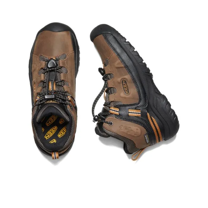 Kids KEEN Boots Big Kids039 Dark Brown Hiking Boots 8211 Targhee Mid WP Kids KEEN Boots Big Kids039 Dark Brown Hiking Boots 8211 Targhee Mid WP