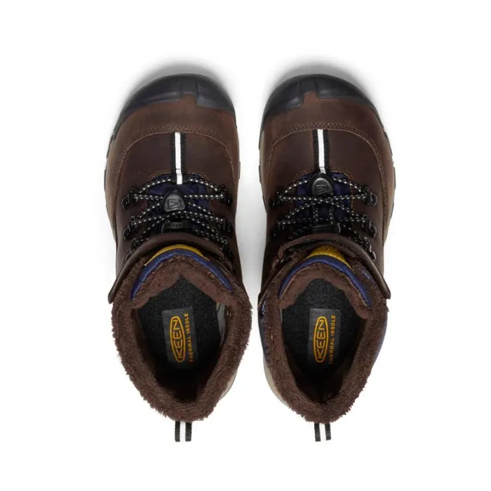 Kids KEEN Online Big Kids039 Kanibou Waterproof Brown Leather Tall Boot Kids KEEN Online Big Kids039 Kanibou Waterproof Brown Leather Tall Boot