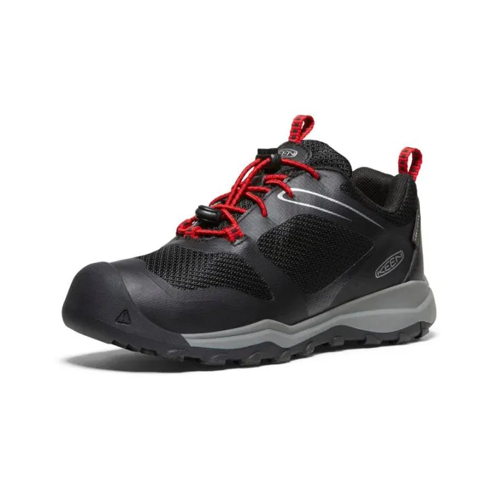 Kids KEEN Online Big Kids039 Wanduro Low Waterproof Black Leather Shoe Kids KEEN Online Big Kids039 Wanduro Low Waterproof Black Leather Shoe