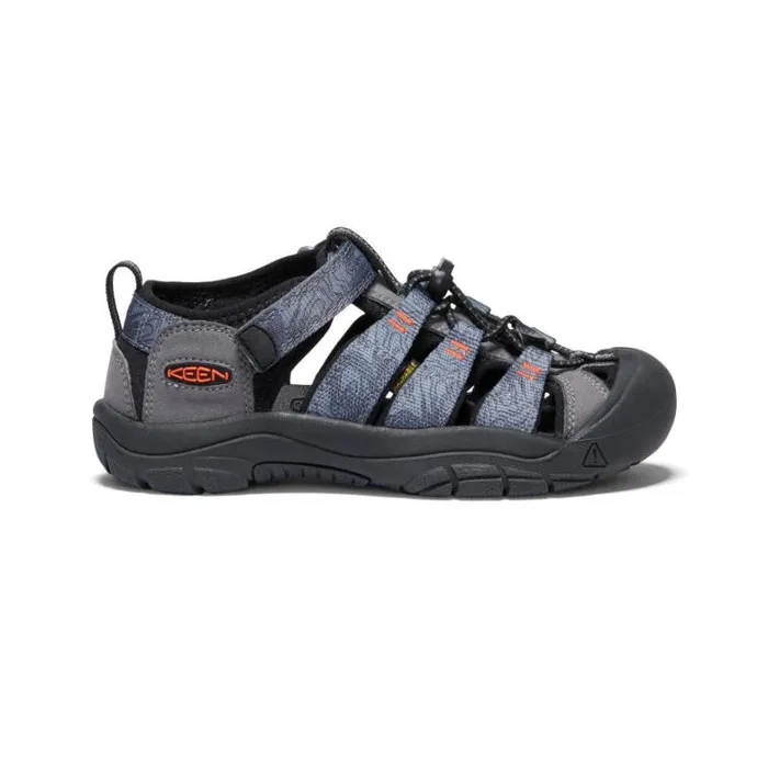 Kids KEEN Playground Big Kids039 Grey Water Hiking Sandals 8211 Newport H2