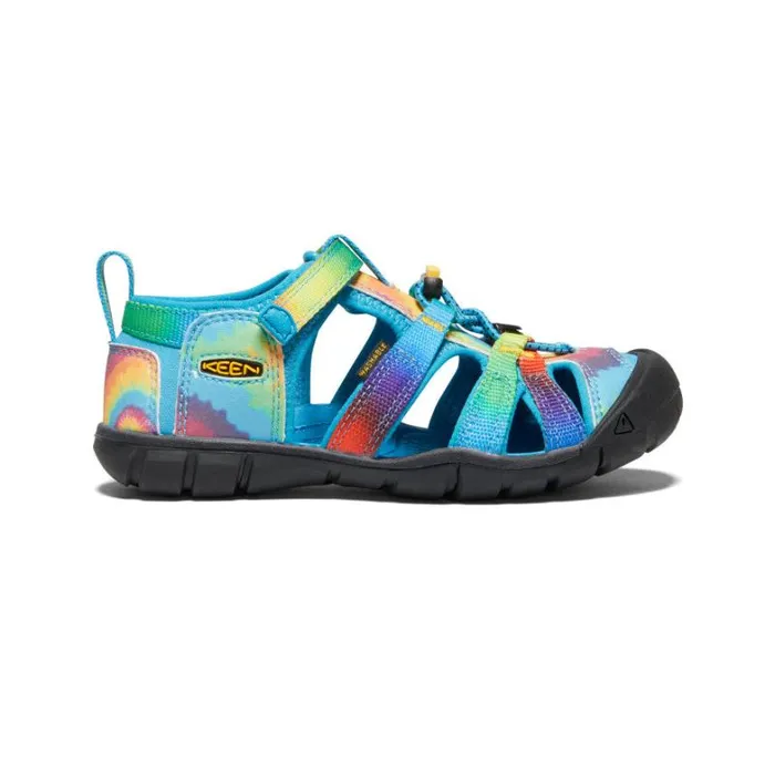 Kids KEEN Playground Little Kids039 Blue Tie Dye Water Sandals 8211 Seacamp II CNX