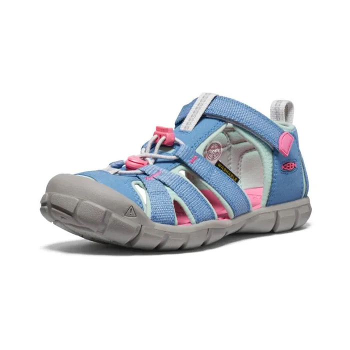 Kids KEEN Sandals Big Kids039 Seacamp II CNX Coronet BlueHot Pink Sandal Kids KEEN Sandals Big Kids039 Seacamp II CNX Coronet BlueHot Pink Sandal