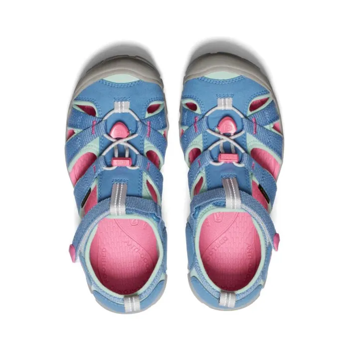 Kids KEEN Sandals Big Kids039 Seacamp II CNX Coronet BlueHot Pink Sandal Kids KEEN Sandals Big Kids039 Seacamp II CNX Coronet BlueHot Pink Sandal