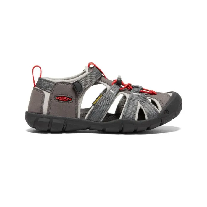Kids KEEN Water Big Kids039 Grey Water Sandals 8211 Seacamp II CNX