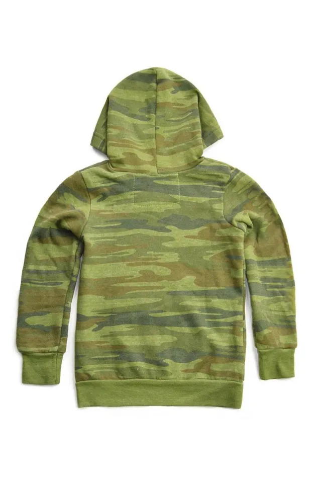 Kids KID039S 4 STRIPE HOODIE 8211 CAMO NEON STRIPES Aviator Nation Kids KID039S 4 STRIPE HOODIE 8211 CAMO NEON STRIPES Aviator Nation