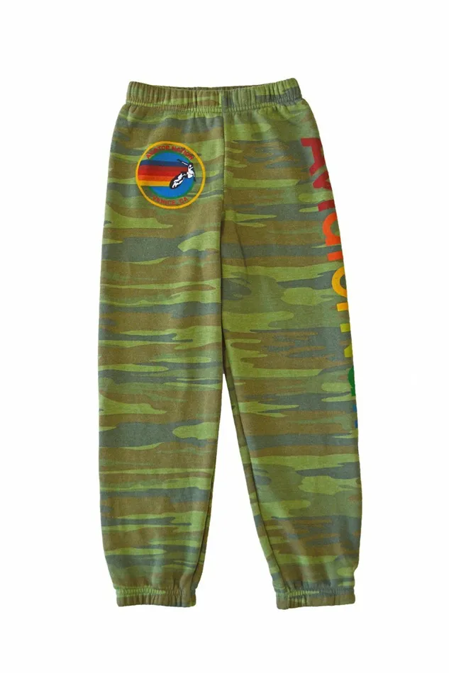 Kids KID039S AVIATOR NATION SWEATPANTS 8211 CAMO Aviator Nation Kids KID039S AVIATOR NATION SWEATPANTS 8211 CAMO Aviator Nation