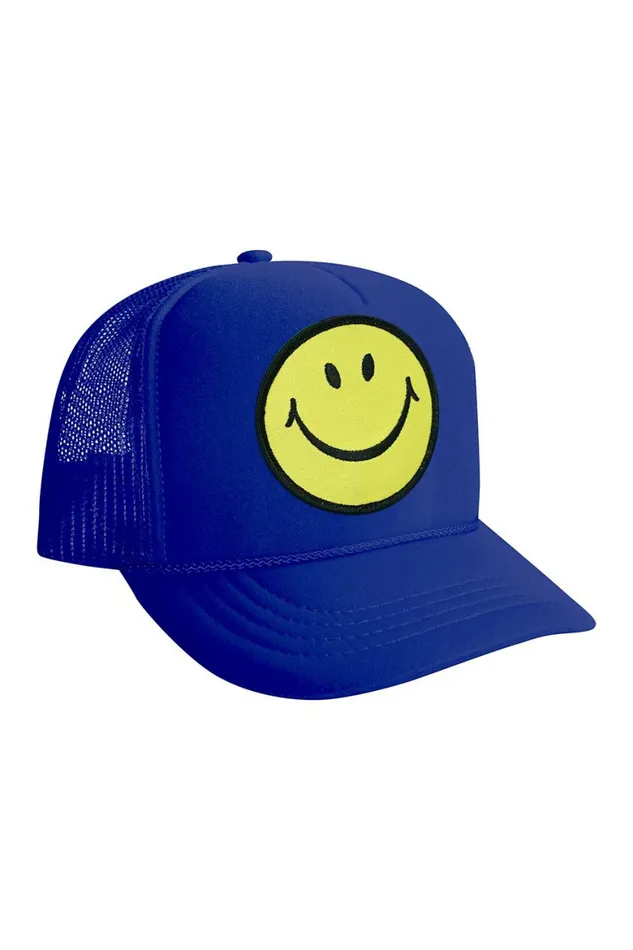 Kids KID039S SMILEY VINTAGE TRUCKER HAT Aviator Nation Kids KID039S SMILEY VINTAGE TRUCKER HAT Aviator Nation