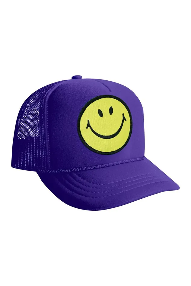 Kids KID039S SMILEY VINTAGE TRUCKER HAT Aviator Nation Kids KID039S SMILEY VINTAGE TRUCKER HAT Aviator Nation