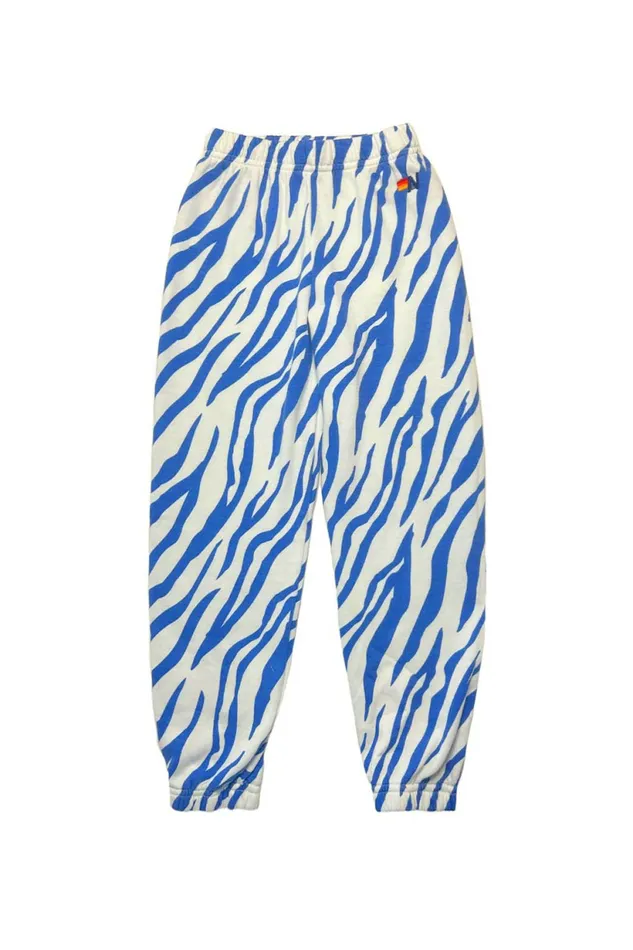 Kids KIDS TIGER SWEATPANTS 8211 BLUE TIGER Aviator Nation Kids KIDS TIGER SWEATPANTS 8211 BLUE TIGER Aviator Nation