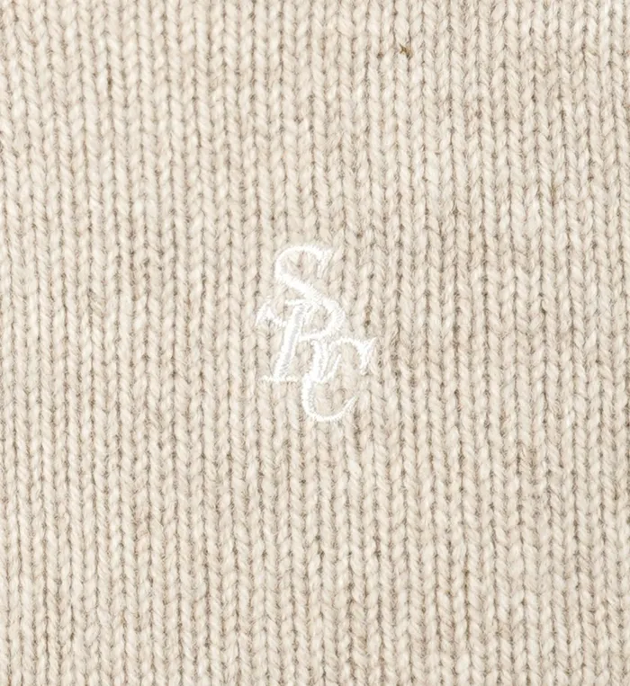 Knitwear Women Sporty and Rich SRC Wool Turtleneck 8211 CreamWhite