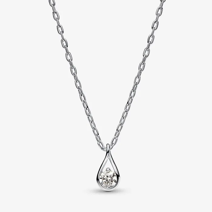 LabGrown Diamond Bracelets Women Pandora Online Infinite Sterling Silver 015 Carat Sparkling Teardrop Chain Bracelet And Necklace Set LabGrown Diamond Bracelets Women Pandora Online Infinite Sterling Silver 015 Carat Sparkling Teardrop Chain Bracelet And Necklace Set