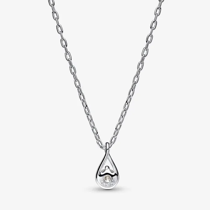 LabGrown Diamond Bracelets Women Pandora Online Infinite Sterling Silver 015 Carat Sparkling Teardrop Chain Bracelet And Necklace Set LabGrown Diamond Bracelets Women Pandora Online Infinite Sterling Silver 015 Carat Sparkling Teardrop Chain Bracelet And Necklace Set