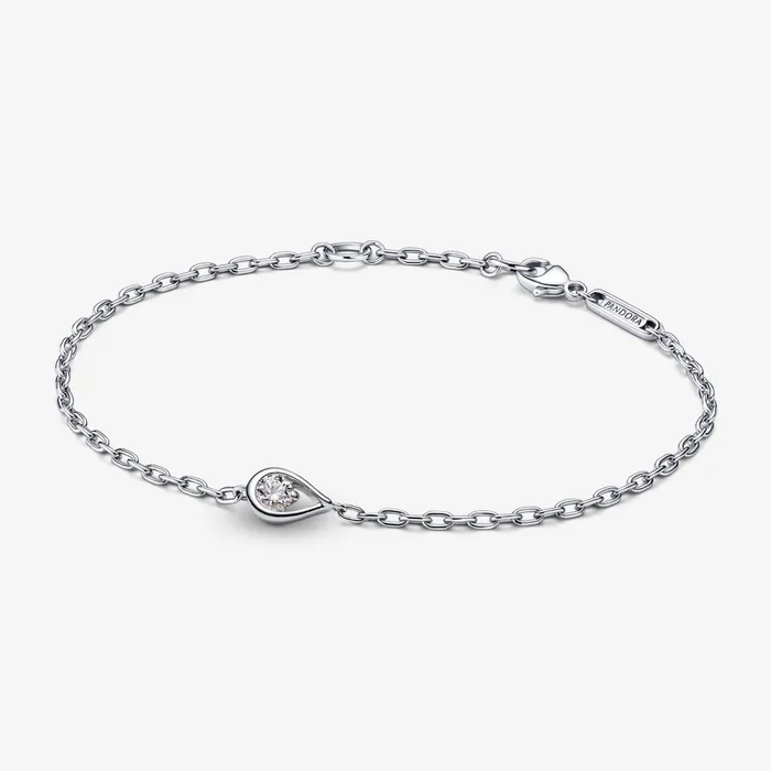 LabGrown Diamond Bracelets Women Pandora Online Infinite Sterling Silver 015 Carat Sparkling Teardrop Chain Bracelet And Necklace Set LabGrown Diamond Bracelets Women Pandora Online Infinite Sterling Silver 015 Carat Sparkling Teardrop Chain Bracelet And Necklace Set