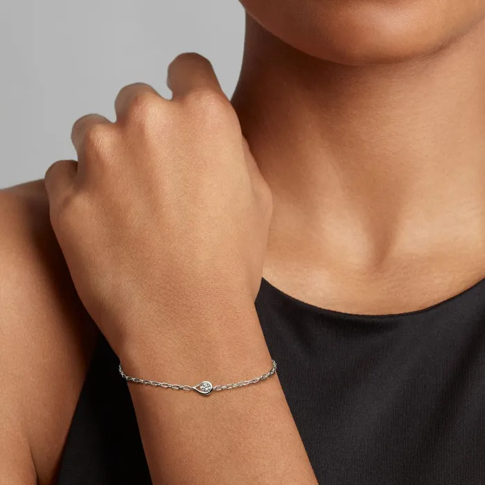 LabGrown Diamond Bracelets Women Pandora Online Infinite Sterling Silver 015 Carat Sparkling Teardrop Chain Bracelet And Necklace Set LabGrown Diamond Bracelets Women Pandora Online Infinite Sterling Silver 015 Carat Sparkling Teardrop Chain Bracelet And Necklace Set