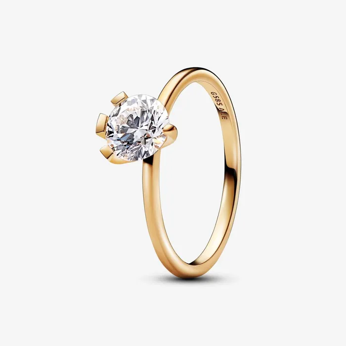 LabGrown Diamond Rings Women Pandora Online Nova 14k Gold Labgrown Diamond Ring Gold