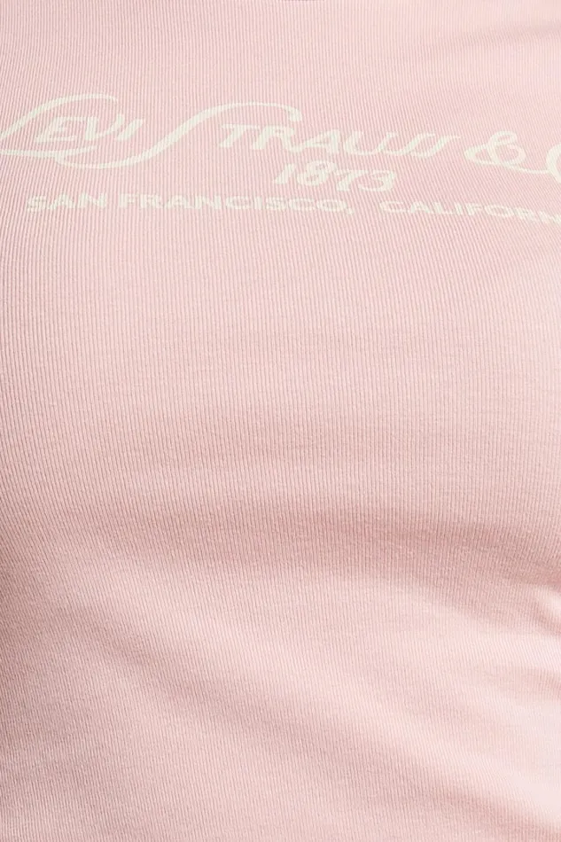 Levi039s 8211 GRAPHIC RINGER MINI TEE In Country Club Script Quartz Women Showpo Tops