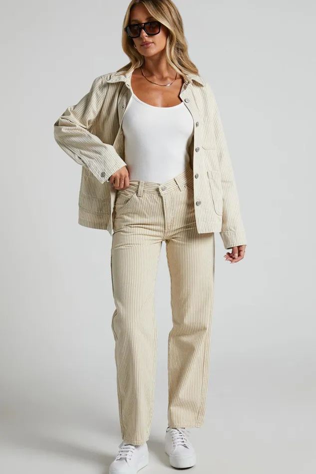 Levi039s 8211 UTILITY CHORE JACKET In Lines In The Sand Trucker Women Showpo Denim