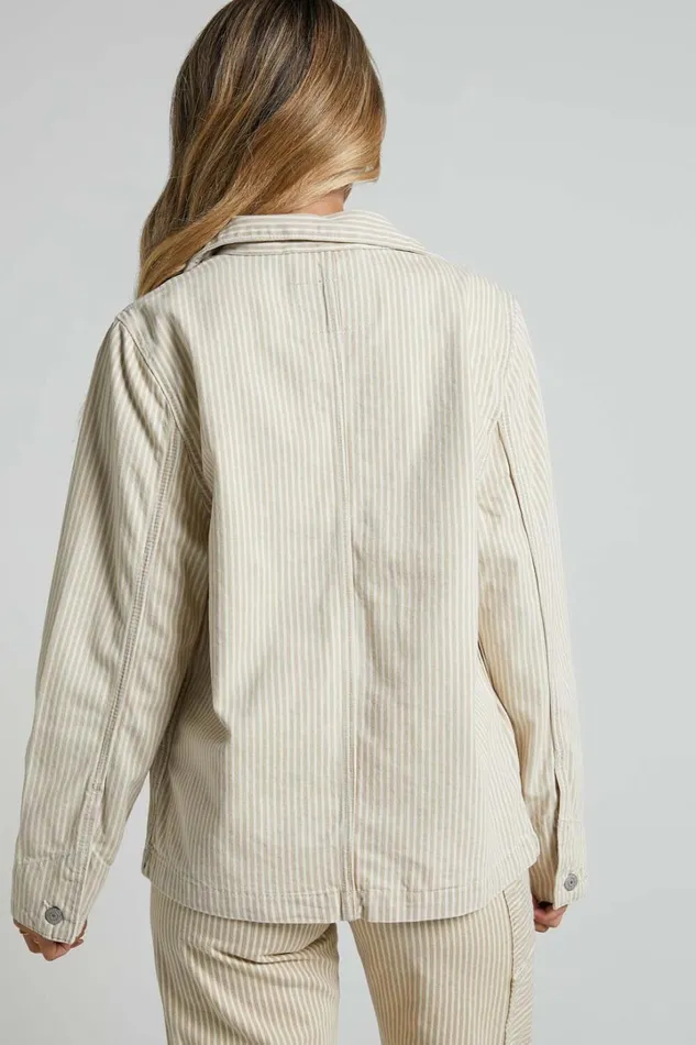 Levi039s 8211 UTILITY CHORE JACKET In Lines In The Sand Trucker Women Showpo Denim