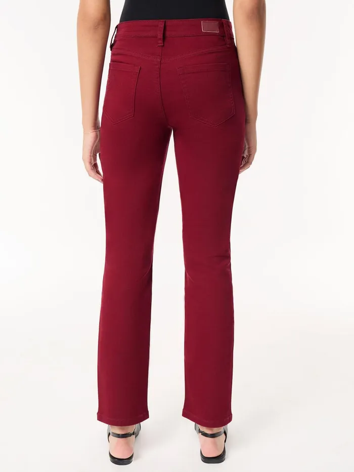Lexington Straight Leg Jeans Bordeaux Women Jones New York Pants and Skirts Lexington Straight Leg Jeans Bordeaux Women Jones New York Pants and Skirts