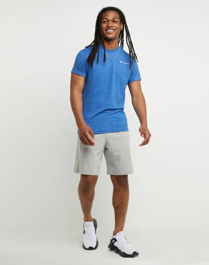 Lightweight Lounge Shorts C Patch Logo 9034 Oxford Grey Men Champion Shorts