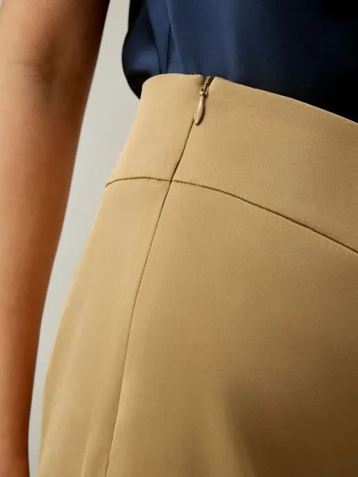 Lilysilk Asymmetrical Silk Skirt In Taffy Women Bottoms