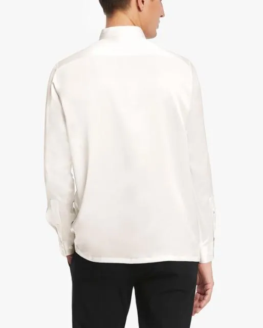 Lilysilk Classic Concealed Placket Silk Men Shirt Men Shirts