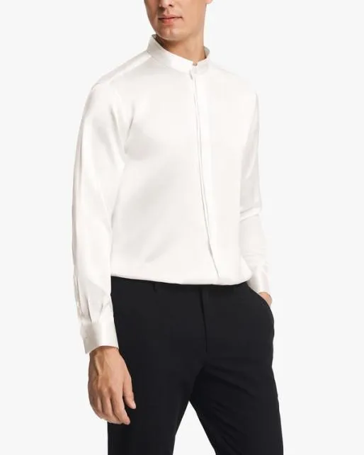 Lilysilk Classic Concealed Placket Silk Men Shirt Men Shirts
