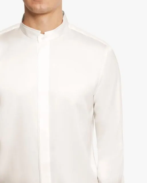 Lilysilk Classic Concealed Placket Silk Men Shirt Men Shirts