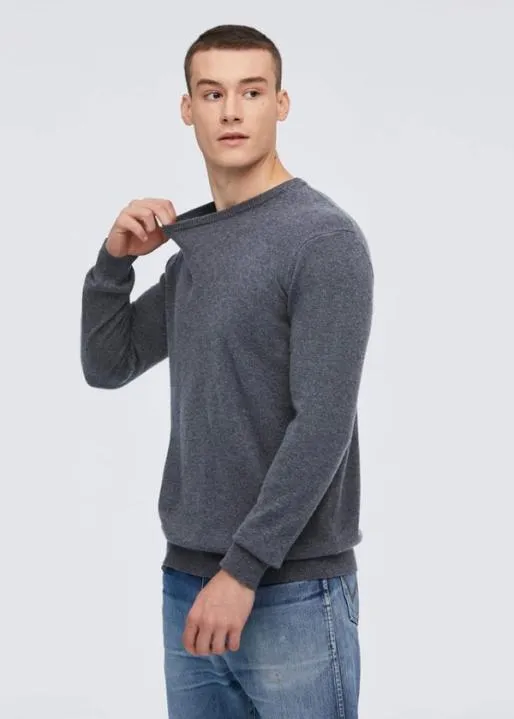 Lilysilk Crew Neck Cashmere Sweater For Men Men Sweaters