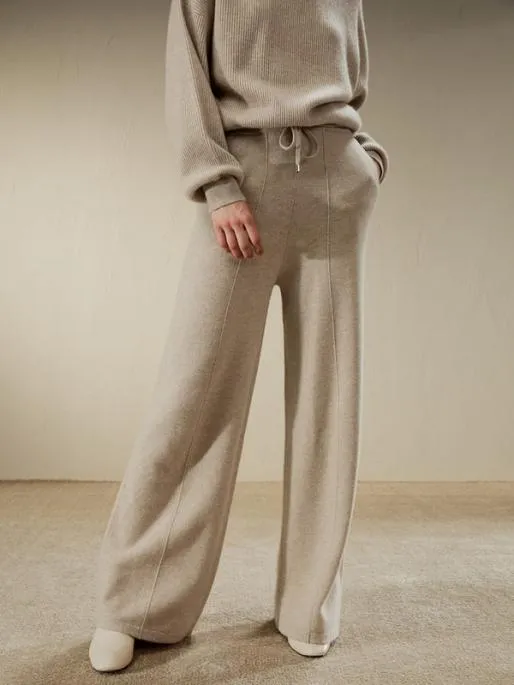 Lilysilk Fluid Cashmere Sweatpants Women Knitwear