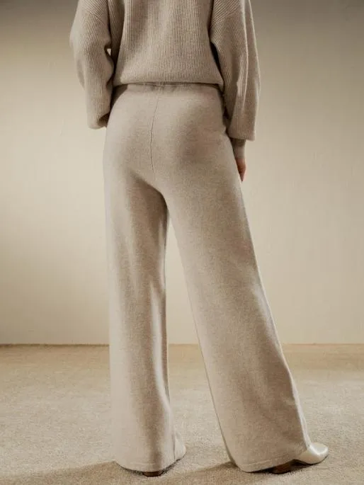 Lilysilk Fluid Cashmere Sweatpants Women Knitwear