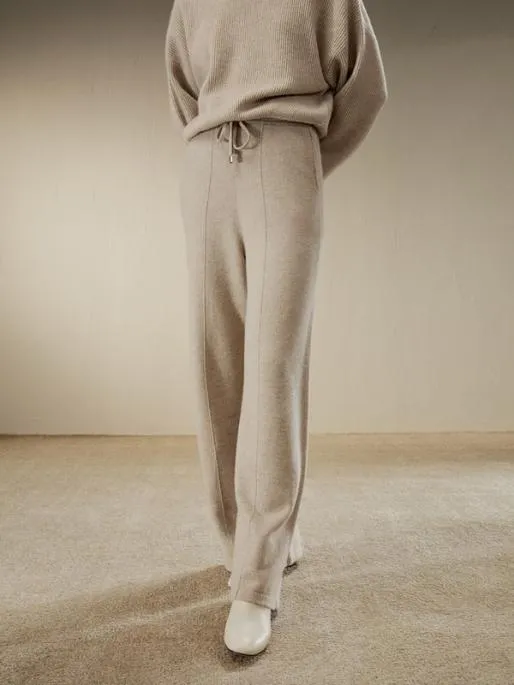 Lilysilk Fluid Cashmere Sweatpants Women Knitwear