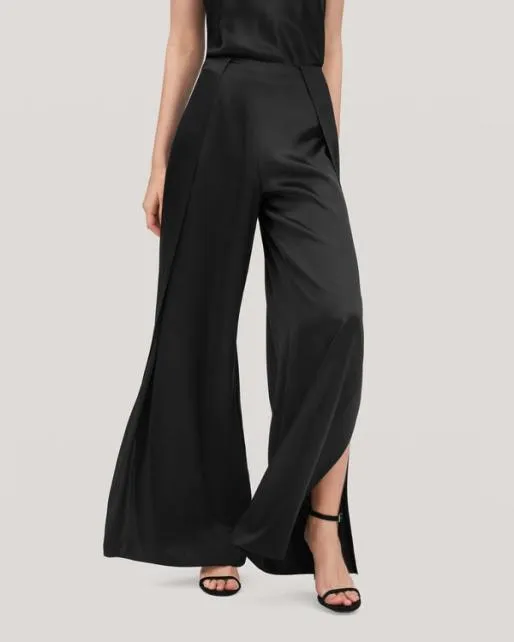Lilysilk HighWaisted Silk Ginkgo Pant Women Bottoms