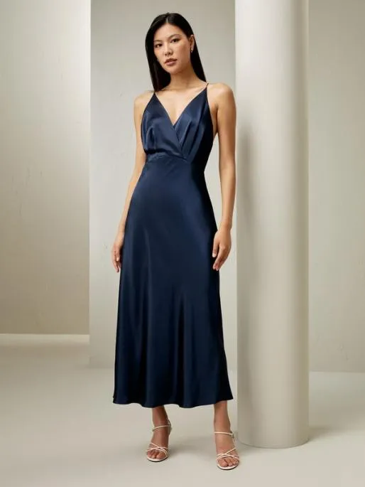 Lilysilk Satin Halter Midi Dress 8211 Perfect For Wedding Guests Or Formal Events Women Jumpsuits Dresses Lilysilk Satin Halter Midi Dress 8211 Perfect For Wedding Guests Or Formal Events Women Jumpsuits Dresses