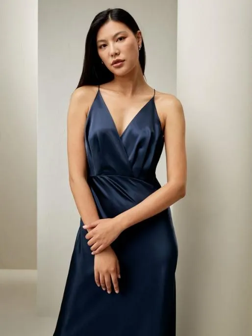 Lilysilk Satin Halter Midi Dress 8211 Perfect For Wedding Guests Or Formal Events Women Jumpsuits Dresses