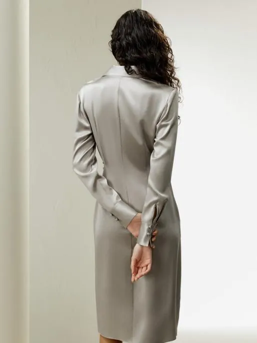 Lilysilk Shawl Collar Silk Wrap Dress Women Jumpsuits Dresses