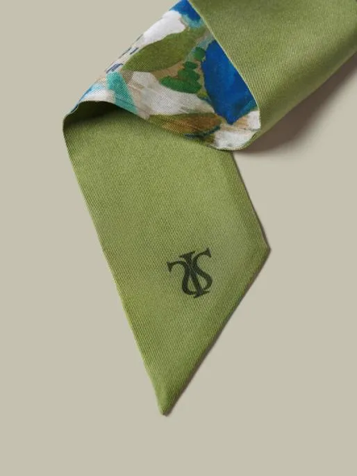 Lilysilk Silk Iris Print Scarf Women Wraps Scarves