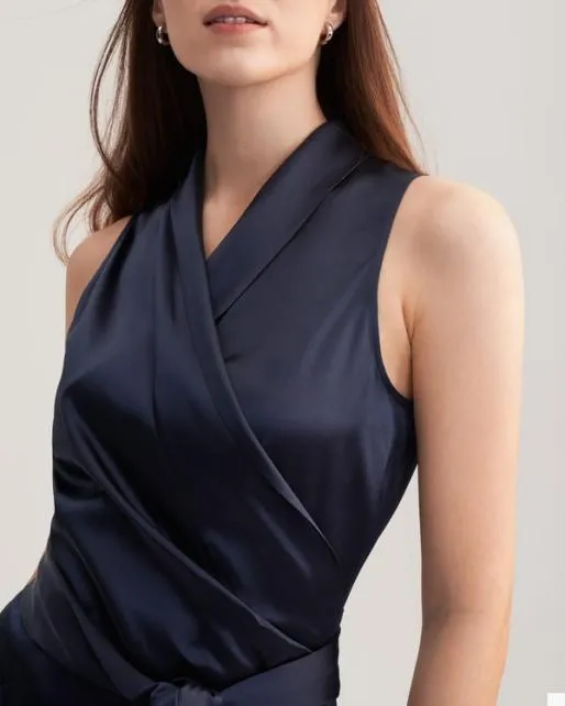 Lilysilk Women Elegant Silk Wrap Blouse Women Blouses Shirts