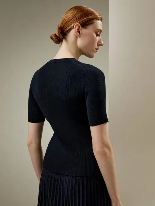 Lilysilk Womenx27s Silk Knit Top Women Tops