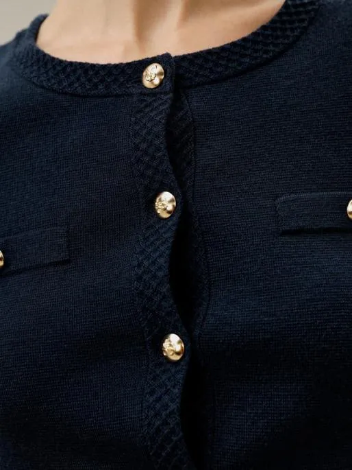 Lilysilk Womenx27s Wool ButtonFront Sweater Jacket Women Knitwear