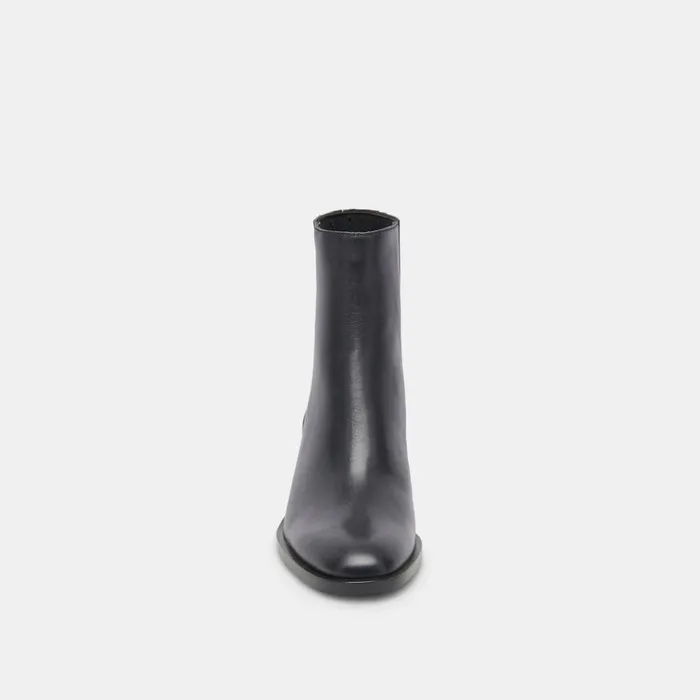 Linny H2O Wide Boots Black Leather Women Dolce Vita Boots and Booties