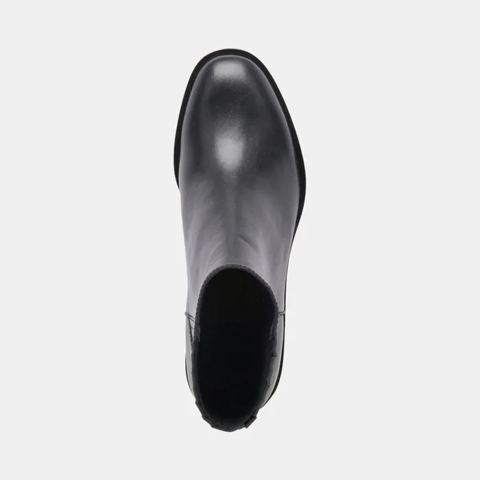Linny H2O Wide Boots Black Leather Women Dolce Vita Boots and Booties