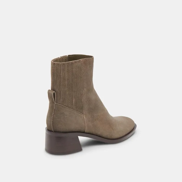 Linny H2O Wide Boots Olive Suede Women Dolce Vita Boots and Booties