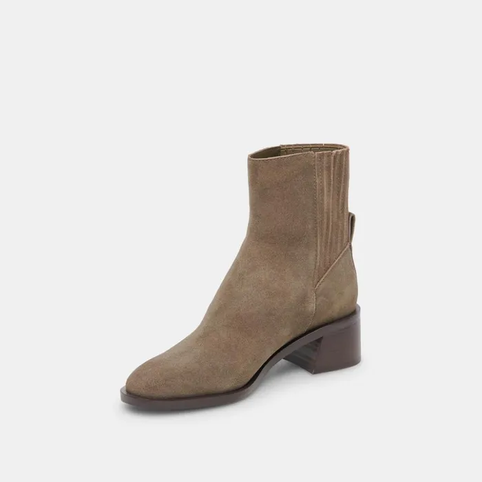 Linny H2O Wide Boots Olive Suede Women Dolce Vita Boots and Booties