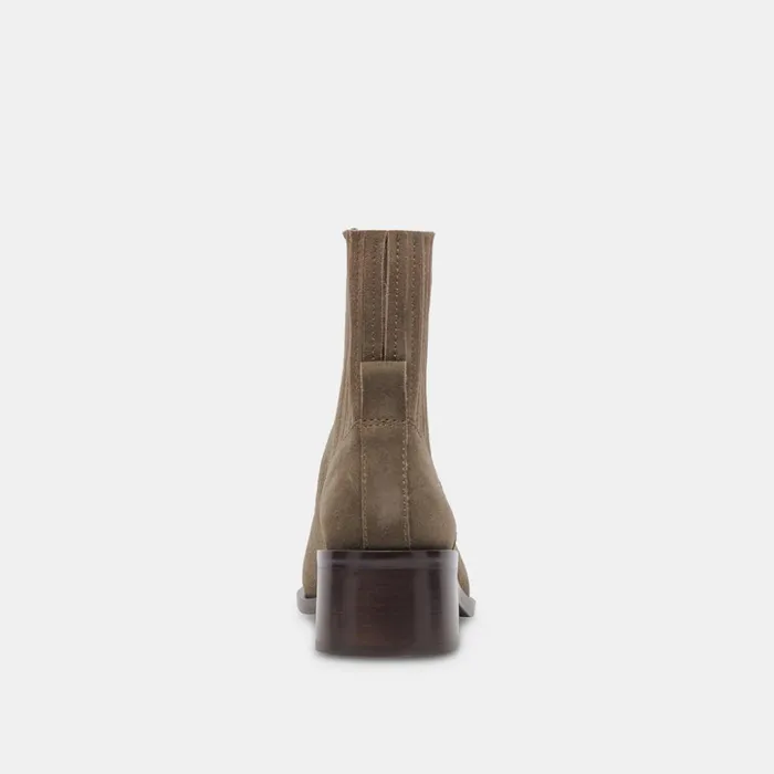 Linny H2O Wide Boots Olive Suede Women Dolce Vita Boots and Booties