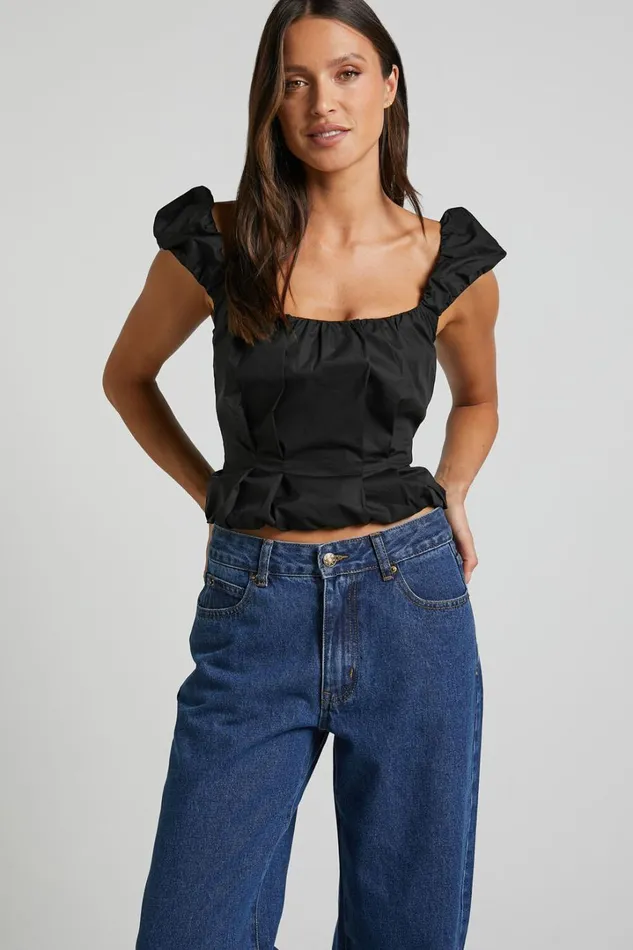 Lioness 8211 Almost Famous Top In ONYX Women Showpo Tops