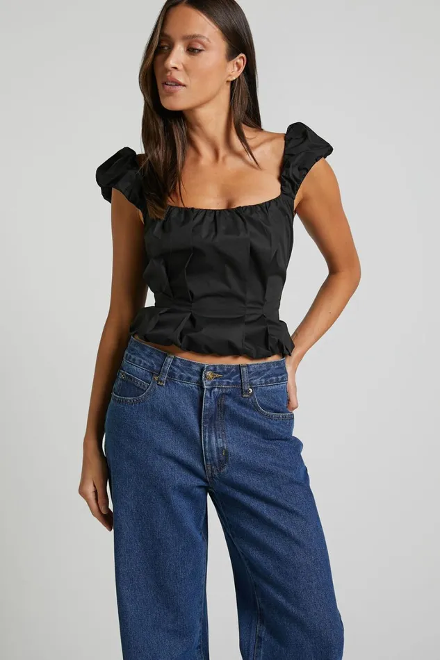 Lioness 8211 Almost Famous Top In ONYX Women Showpo Tops